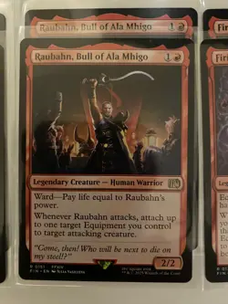 MTG FINAL FANTASY FIN -Firion, Raubahn, Barret Equipment Combo Deck - Red/Black - Image 4