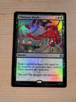 Villainous Wrath - 74 - MTG: Marvel’s Spider-Man: Eternal-Legal - Rare - FOIL - Image 1