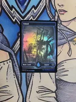 1x Island 270 Full Art FOIL - NM/M Innistrad Crimson Vow MTG Magic - Image 1