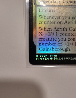 MTG Aerith Gainsborough (Foil) Final Fantasy 4 FFVII FF7 NM - Image 2