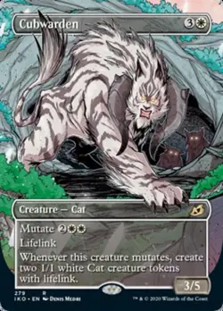 Cubwarden (Showcase) - Light Play MTG Ikoria: Lair of Behemoths - Image 1