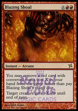 Blazing Shoal 1x FOIL BOK MTG Betrayers Kamigawa Rare MINT red - Image 1