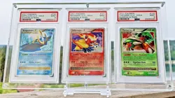 Plexiglass Protection - Frame For 3 PSA Cards - UV Resistant - Pokemon Magic MTG - Image 1