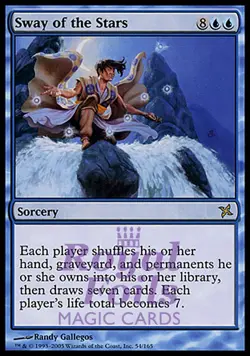 Sway of the Stars 1x FOIL BOK MTG Betrayers Kamigawa Rare MINT blue - Image 1