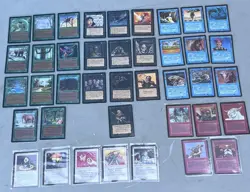 Vintage Magic The Gathering Beta Edition Mixed Lot of 40/302 Cards MTG - Image 1
