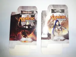 MTG MAGIC THE GATHERING VTG DIVINE VS DEMONIC DUEL DECK EMPTY BOXES NO CARDS - Image 1