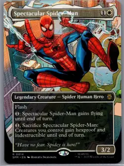 Spectacular Spider-Man Borderless - SPM 0014 - NM - MTG Magic Regular - Image 1