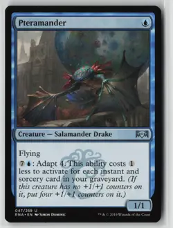 MTG Pteramander #47 Uncommon Ravnica Allegiance Near Mint or Better - Image 1