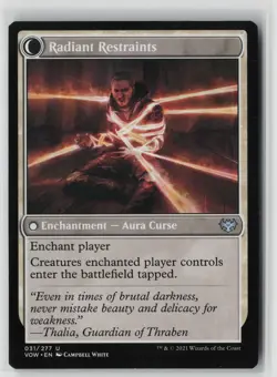 MTG Radiant Grace/Radiant Restraints #031/277 Unc Innistrad Crimson Vow NM - Image 2