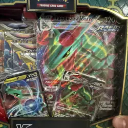 Pokemon TCG VMAX Dragons Premium Collection Box, Rayquaza, Duraludon - Image 2