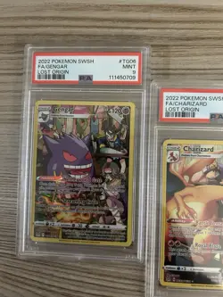 Pokemon Lost Origin Gengar Charizard Pikachu Trainer Gallery (SET OF 3) - Image 2