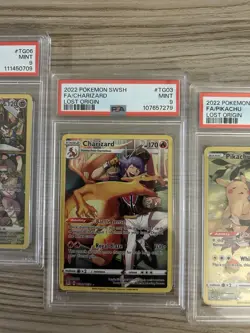 Pokemon Lost Origin Gengar Charizard Pikachu Trainer Gallery (SET OF 3) - Image 3