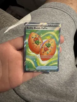 Pokemon TCG: Mega Evolution - Buddy-Buddy Poffin (167/132) Full Art Holo Rare - Image 1