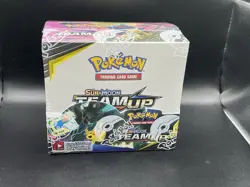 Pokemon Sun & Moon Team Up Booster Box Factory Sealed 36 Packs - Image 1