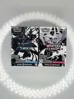 Pokemon TCG: Black Bolt & White Flare Booster Bundle Set - BRAND NEW SEALED - - Image 2