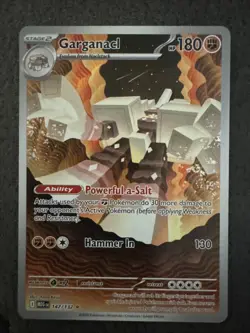 Pokemon GARGANACL 147/132 - Mega Evolution - ILLUSTRATION RARE - MINT - Image 1