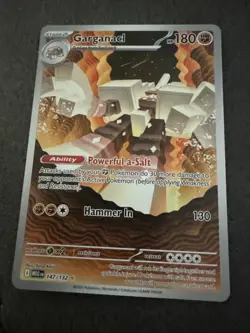 Pokemon GARGANACL 147/132 - Mega Evolution - ILLUSTRATION RARE - MINT - Image 2