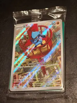 SEALED Riolu Pokemon Center Edition 010 Mega Evolution ETB Promo - Pokemon TCG - Image 1