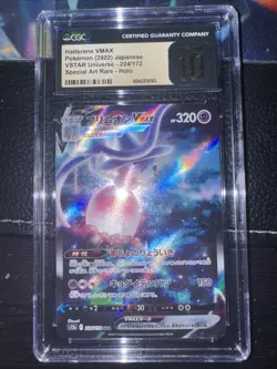 CGC 10 Hatterene VMAX 224/172 SAR S12a VSTAR Universe Japanese Pokemon Pristine! - Image 1