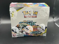 Pokemon TCG 2019 Sun & Moon Cosmic Eclipse Booster Box Factory Sealed - Image 1