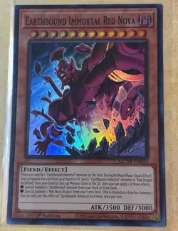 Yugioh - Earthbound Immortal Red Nova - MZTM-EN044 - Super Rare - NM/M - Image 1