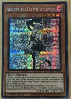 Yugioh Arianna the Labrynth Servant MP23-EN229 Secret Rare 1st Ed LP - Image 1