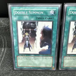 3x Yugioh! Double Summon SDWS-EN028 Playset NM - Image 2