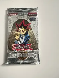 Yugioh Dark Beginning 1 Essential Sealed BOOSTER PACK - Image 1