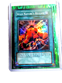Yugioh WILD NATURE'S RELEASE IOC-033 - Super ~ Holo - Image 1