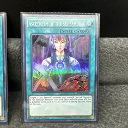 2x Yugioh Asceticism of the Six Samurai SPWA-EN048 1st Edition NM - Image 4