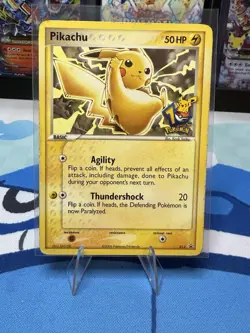 10th Anniversary Pikachu 012 MPJOURNEY ACROSS AMERICA Black Star Pokemon Promo! - Image 1
