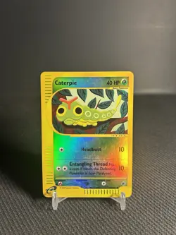 Pokemon TCG Caterpie 096/165 Expedition Base Set Reverse Holo LP- - Image 1
