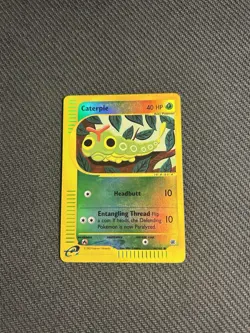 Pokemon TCG Caterpie 096/165 Expedition Base Set Reverse Holo LP- - Image 3