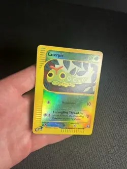 Pokemon TCG Caterpie 096/165 Expedition Base Set Reverse Holo LP- - Image 5