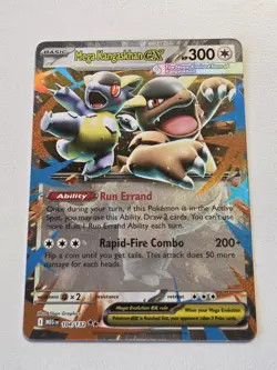 Mega Kangaskhan EX 104/132 Double Rare Full Art Pokemon Mega Evolution Holo Mint - Image 1