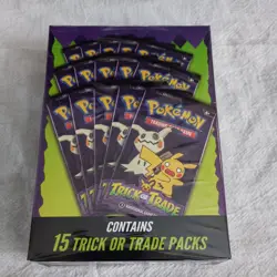 Pokemon Trick or Trade Booster Pack Set - 15 Packs 2023 - Image 1