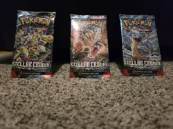 Pokemon TCG: Scarlet and Violet Stellar Crown x1 Booster Pack Sealed - Image 1