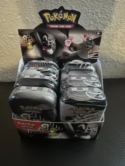 Pokemon TCG Black Bolt And White Flare Unova Mini Tin Set of 8 with Display Box! - Image 2