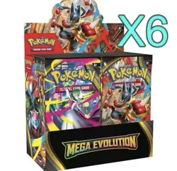 6x Pokemon TCG Mega Evolution Enhanced Booster Boxes - ✅ IN HAND✅ SAME DAY SHIP✅ - Image 1