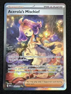 Acerola's Mischief SIR: Mega Evolutions 183/132 NEAR MINT In Hand Pokemon TCG - Image 1