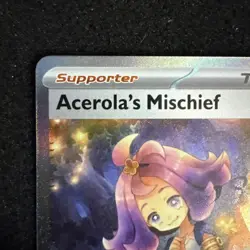 Acerola's Mischief SIR: Mega Evolutions 183/132 NEAR MINT In Hand Pokemon TCG - Image 3