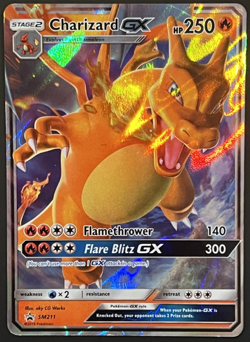 Charizard GX SM211 Black Star Promo Holo 2019 Pokemon TCG Hidden Fates Full Art - Image 1