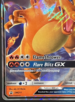 Charizard GX SM211 Black Star Promo Holo 2019 Pokemon TCG Hidden Fates Full Art - Image 3