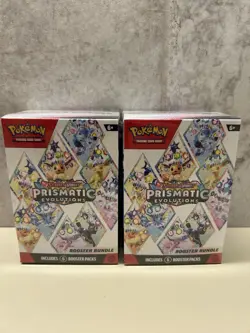 Pokemon Prismatic Evolutions Booster Bundle LOT OF 2 Scarlet & Violet TCG Sealed - Image 1
