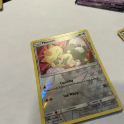 2019 Pokemon SM Unbroken Bonds Meowth Reverse Holo #147/214 NM - Image 4