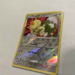 2019 Pokemon SM Unbroken Bonds Meowth Reverse Holo #147/214 NM - Image 5