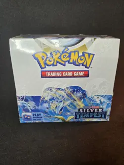 Pokemon Sword & Shield Silver Tempest Booster Box Factory Sealed English - Image 1