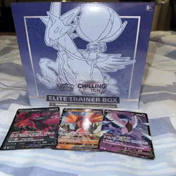 Pokemon Chilling Reign Ice Rider Elite Trainer Box ETB Factory Sealed + Promos - Image 1