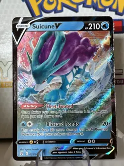 Suicune V 031/203 - Pokemon TCG Evolving Skies (2021) Holo Ultra Rare 🔥 - Image 2
