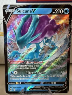 Suicune V 031/203 - Pokemon TCG Evolving Skies (2021) Holo Ultra Rare 🔥 - Image 3